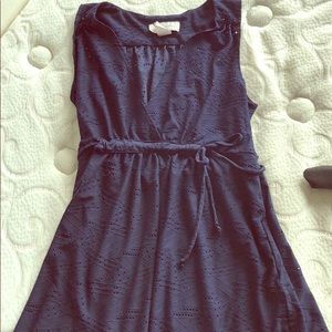 Navy swimsuit coverup